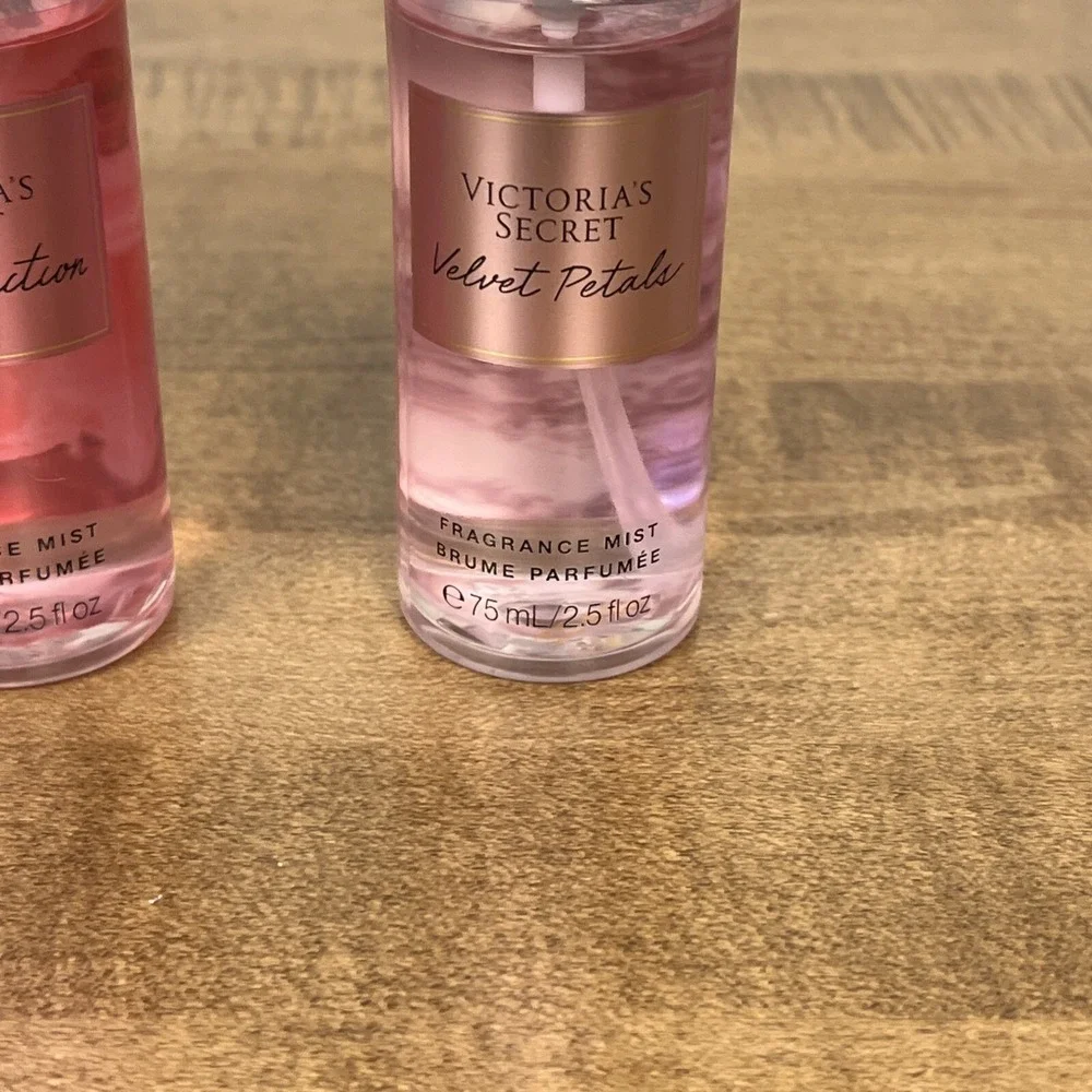 Victoria's Secret Fragrance Mist Lot Bare Vanilla, Pure Seduction, Velvet Petals